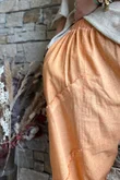 Rustic Nature Linen Blend Barrel Pant Washed Cayenne